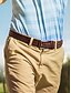 cheap Men&#039;s Belts-Men&#039;s Genuine Leather Braided Belt – Classic Woven Design with Polished Buckle, Durable and Adjustable Waist Accessory for Casual, Business and Golf Outfits