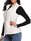 voordelige Donsvesten-Dames Vest Straat Casual Casual / Dagelijks Herfst Winter jas Normale pasvorm Hedendaags Stijlvol Casual Jacks Mouwloos Effen Kleur Met zakken Licht Blauw bordeaux Zee blauw