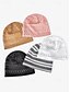 preiswerte Hüte für Damen-Damen-Slouchy-Beanie aus Spitzenstrick – leichte, atmungsaktive Polyester-Totenkopfmütze für Frühling, Herbst, Spaziergänge im Freien und die tägliche Freizeitkleidung