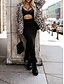 billige Blazere og dresser-Dame Blazer Bekvem Pustende Blondér Lomme Fritid Leopard Kontor Gate Avslappet Dagligdagstøy Enkeltkneppet Normal Aftæpning Normal Langermet Yttertøy Svart Hvit Gul Vår Høst
