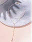 abordables Collar de mujer-Collar con colgante de perlas en capas para mujer: elegante cadena de aleación en tono dorado con detalles de perlas de imitación para eventos formales, bodas y fiestas nocturnas.