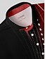 preiswerte Oberteile-Herren Golf-Poloshirt Rote Kurzarm Oberteil Golfkleidung, Kleidung, Outfits, Kleidung