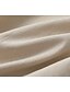 abordables Pantalon uni en coton et lin-Femmes Pantalon en coton et lin Chinos Pantalons Basique Occasionnel Long Taille haute Uni Avec Poches Conception à cordon élastique Coupe haute Respirabilité Doux Micro-Élastique Rue Tenue