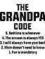levne Vtipná trička pro muže-Pánské vtipné tričko se zákonem dědečka - tričko s krátkým rukávem dárek pro dědečka