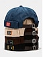 abordables Chapeaux pour hommes-Casquette docker en velours côtelé pour homme avec sangle réglable – élégante casquette en tricot côtelé pour le quotidien, les activités de plein air et la mode urbaine