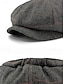 billige Herrehatte-Herre vintage sildebensprintet avisbukset – klassisk tweed flad vedbendhat, retro gatsby-stil baret til fritidsbrug og udendørs fester