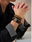 baratos Jóias Masculinas-Conjunto de pulseiras masculinas multicamadas de couro genuíno – pulseira de punho de árvore da vida com contas boho para uso casual, festa e viagem