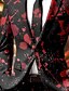 cheap Men&#039;s Printed Blazers-Men&#039;s Blazer Coat Outdoor Street Casual Casual Daily Fall / Winter 100% Polyester Blood stains 3D Print Buttons Thermal Warm Comfortable Single Breasted Blazer A B C D