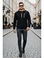 economico T-shirt in maglia waffle-Per uomo Maglietta Maglietta a Maglia Waffle Camicia a Maniche Lunghe Manica Lunga Zip a un quarto Primavera &amp; Autunno Blocco di colori Moda Designer Essenziale Patchwork Cerniera Vacanza Streetwear
