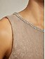 abordables Robe de cocktail-Femmes Robe Midi Robe fourreau Robe Plissée Robe dos nu Élégant Fête Formel Soirée robe demoiselle d honneur Cocktail Coupe régulière Couleur Unie Sans manches Col ras du cou Dorée rose Été Printemps