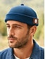 tanie Czapki męskie-męska czapka beanie z kordu bez daszka, retro czapka typu docker z regulowanym paskiem, casualowa czapka typu jarmułka na jesień i zimę
