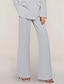 baratos Calças de fato &amp; Saias-Calça de Terno Feminina Ajustada Formal Convidada de Casamento Formal Noite Stretch Chiffon Elegante Comprimento no Tornozelo