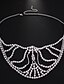 economico Accessori per Mascherata-Maschera per il viso di lusso da donna con perle di cristallo, elegante accessorio per costumi per balli in maschera e feste di Halloween