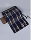 cheap Men's Ties &amp; Bow Ties-Men's Christmas Plaid Scarf – Stylish Polyester Scarf with Fringed Edges – Available in Multiple Colors – Warm Holiday Accessory for Men