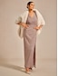 cheap Winter Coats-Women's Winter Coat Warm Shawl Scarf Elegant Formal Daily Lapel Oversized Half Sleeve Outerwear White Fall Winter