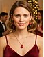 abordables Collier pour femme-Ensemble collier et boucles d'oreilles en fausses perles pour femme avec accents dorés, bijoux de Noël élégants pour les fêtes de fin d'année