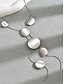 billige Halskjede for kvinner-Geometrisk skiveanhengskjede til dame – moderne minimalistiske lagdelte smykker for elegante fester, formelle arrangementer og hverdagsmote