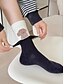 abordables Calcetines de mujer-Calcetines de algodón para mujer: lindos diseños bordados de animales de gato y perro, suaves y cómodos, perfectos para uso informal y actividades cotidianas.