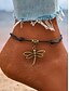 billige Dame armbånd-Dameankelkæde med guldsmedvedhæng, justerbart rebarmbånd med vintage charme, boho strandfodsmykker til sommer, fester og helligdage