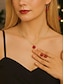 abordables Collier pour femme-Ensemble collier et boucles d'oreilles en fausses perles pour femme avec accents dorés, bijoux de Noël élégants pour les fêtes de fin d'année
