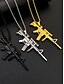 abordables Joyas para hombres-Collar con colgante de aleación para hombre con diseño de pistola de diamantes de imitación, cadena de joyería brillante de hip hop, accesorio de moda para fiestas, conciertos y ropa urbana.