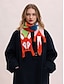 economico Sciarpe da donna-sciarpa da donna lavorata a maglia con volpe, grazioso scaldacollo invernale a forma di animale, morbido scialle colorato a forma di cartone animato per abbigliamento casual, regali per attività all'aperto e per le feste