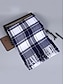 cheap Men's Ties &amp; Bow Ties-Men's Christmas Plaid Scarf – Stylish Polyester Scarf with Fringed Edges – Available in Multiple Colors – Warm Holiday Accessory for Men