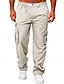 cheap Cargo Pants-Men's Ripstop Cargo Pants Relaxed Fit Tactical Pants Straight Outdoor Hiking Long Lightweight Work Pant Army Green
