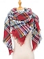 voordelige Dames Sjaals-Unisex kerst geruite sjaal - polyester materiaal, zacht en warm, meerdere kleuren voor de winter, feestdagen en dagelijks gebruik