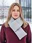 economico Sciarpe da donna-sciarpa imbottita da donna – materiale morbido in poliestere e cotone, vari colori, design elegante delle tasche, calda e comoda per le attività invernali all'aperto