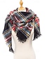 voordelige Dames Sjaals-Unisex kerst geruite sjaal - polyester materiaal, zacht en warm, meerdere kleuren voor de winter, feestdagen en dagelijks gebruik
