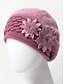 abordables Chapeaux pour femmes-Béret d'hiver pour femme à fleurs 3D – en fausse fourrure douce avec doublure polaire, design tricoté élégant, disponible en plusieurs couleurs, idéal pour l'hiver et les fêtes.