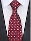economico Cravatte e papillon da uomo-cravatta da uomo in poliestere, motivo a pois, vari colori, perfetta per Natale e occasioni formali
