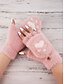 voordelige Dameshandschoenen-Dames handschoenen zonder vingers in kattenpootmotief – zachte pluche stof, verkrijgbaar in meerdere kleuren, perfect voor de winter en voor casual gebruik.