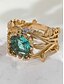 cheap Women's Rings-Women's Alloy Ring with Gemstone, Bohemian Style, Available in Multiple Colors, Elegant and Stylish for Special Occasions and Everyday Wear