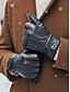cheap Men' Gloves-Men's Sheepskin Leather Gloves - Waterproof, Fleece-Lined for Warmth, Stylish &amp; Practical for Winter Outdoors