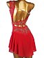 cheap Figure Skating Dresses-Figure Skating Dress Women's Girls' Ice Skating Dress Outfits White Dark Navy Red Flower Open Back Mesh Spandex High Elasticity Professional Competition Skating Wear Handmade Classic Crystal