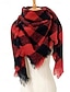voordelige Dames Sjaals-Unisex kerst geruite sjaal - polyester materiaal, zacht en warm, meerdere kleuren voor de winter, feestdagen en dagelijks gebruik