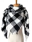 voordelige Dames Sjaals-Unisex kerst geruite sjaal - polyester materiaal, zacht en warm, meerdere kleuren voor de winter, feestdagen en dagelijks gebruik