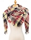 voordelige Dames Sjaals-Unisex kerst geruite sjaal - polyester materiaal, zacht en warm, meerdere kleuren voor de winter, feestdagen en dagelijks gebruik
