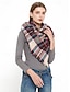 voordelige Dames Sjaals-Unisex kerst geruite sjaal - polyester materiaal, zacht en warm, meerdere kleuren voor de winter, feestdagen en dagelijks gebruik