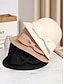 abordables Sombreros de mujer-Sombrero cloché de poliéster para mujer con lazo, elegante y con estilo, disponible en varios colores, perfecto para ocasiones informales y formales.