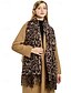 abordables Bufandas de mujer-Bufanda de mujer con estampado de leopardo – tejido de poliéster suave y cómodo, disponible en varios colores, perfecta para looks informales y de invierno.