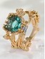 cheap Women's Rings-Women's Alloy Ring with Gemstone, Bohemian Style, Available in Multiple Colors, Elegant and Stylish for Special Occasions and Everyday Wear