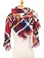 voordelige Dames Sjaals-Unisex kerst geruite sjaal - polyester materiaal, zacht en warm, meerdere kleuren voor de winter, feestdagen en dagelijks gebruik
