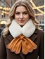 cheap Women's Scarves-Women's Christmas Faux Fur Scarf - Soft and Cozy, Available in Multiple Colors, Stylish Winter Accessory for Holiday Parties, Outdoor Events, and Cold Weather