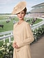 abordables Costumes-pantalons pour maman-Combinaison Tailleur-Pantalon Trois Pièces Longueur au sol Robe de Mère de Mariée  manche longue Col Bateau Élégant Grande taille Echarpe incluse Formel robe demoiselle d honneur Chiffon Echarpe
