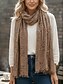 economico Sciarpe da donna-sciarpa da donna in cotone e lino con nappe sfrangiate – stile bohémien, colori assortiti, leggera e comoda per l'uso casual e quotidiano