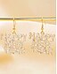 abordables Boucle d&amp;#39;oreille pour femme-Boucles d'oreilles « Bonne année » en alliage pour femmes – strass étincelants, multicolores, parfaites pour les fêtes et les occasions spéciales