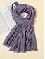 economico Sciarpe da donna-sciarpa da donna in cotone e lino con nappe sfrangiate – stile bohémien, colori assortiti, leggera e comoda per l'uso casual e quotidiano